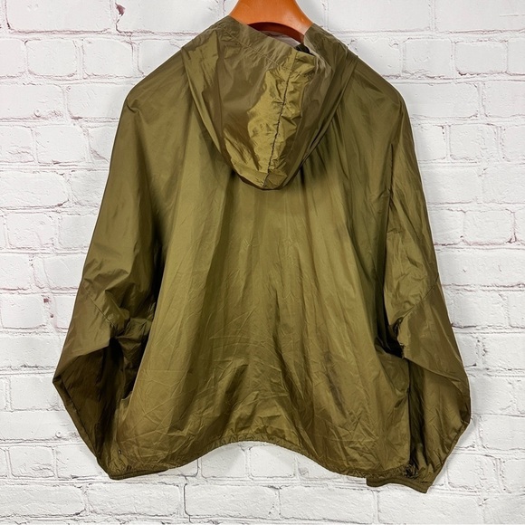 Aerie women’s army green wind jacket pullover raincoat size XL extra large - Picture 8 of 10